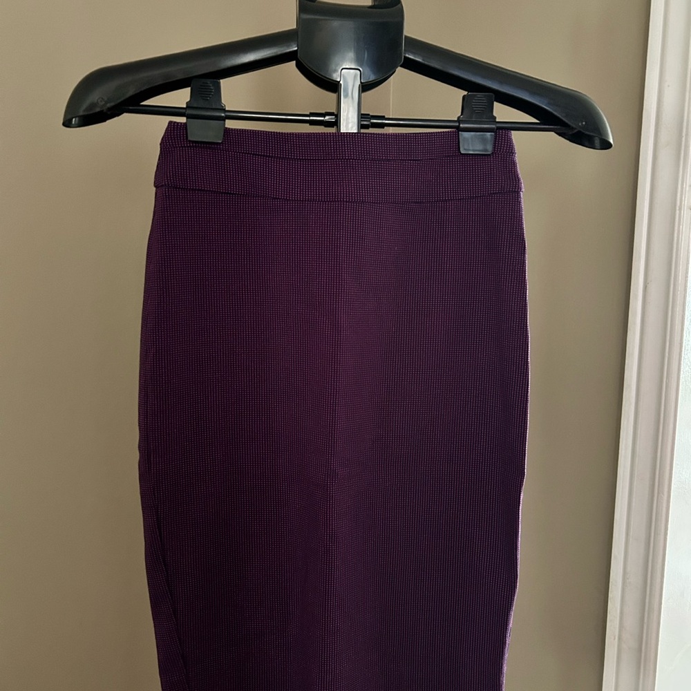 RW&CO. Purple Midi Pencil Skirt for Cocktail